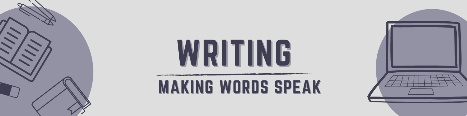 Unit 3: Writing—Making Words Speak Banner